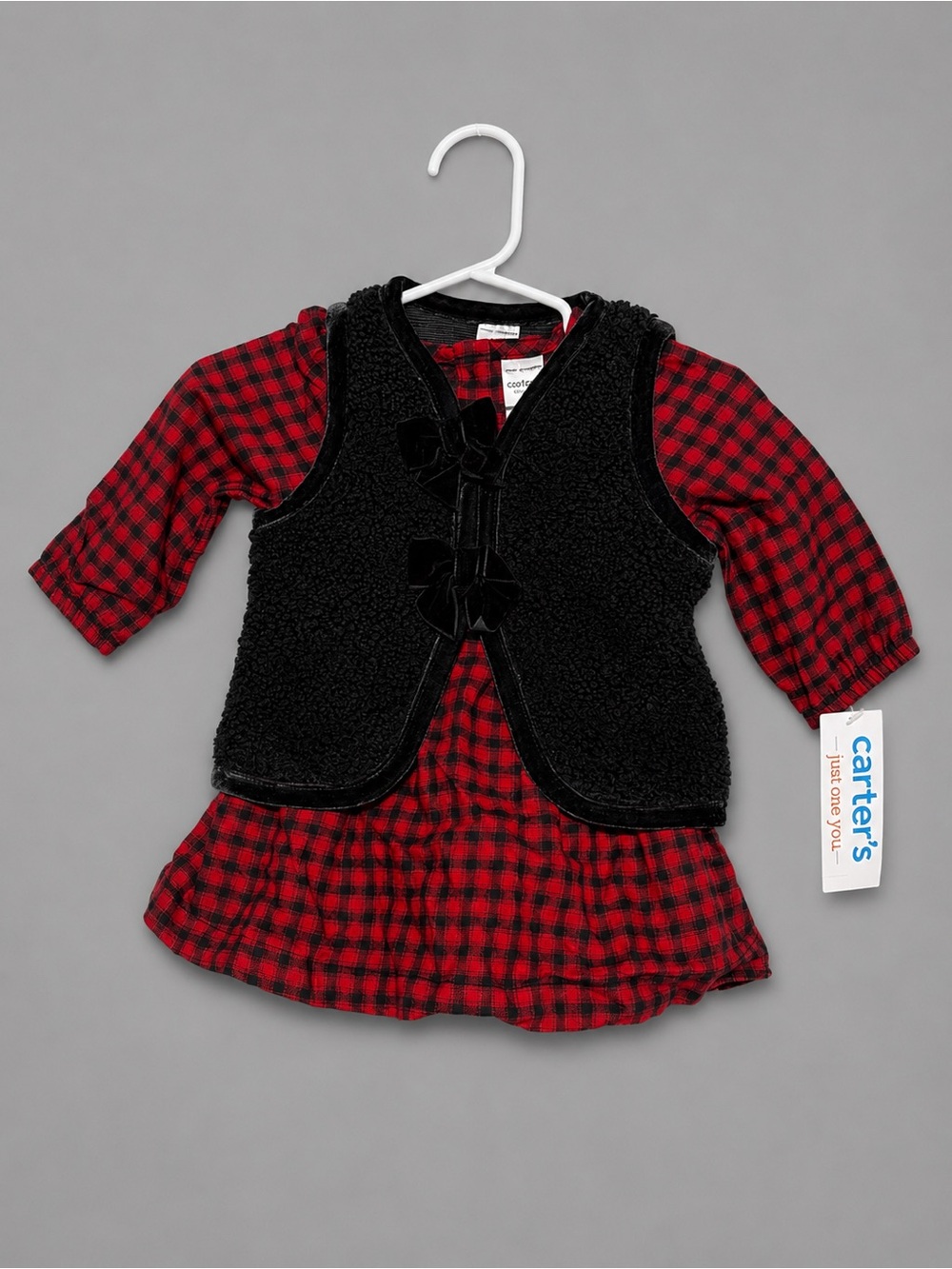 Kid's outfit - dress with vest
